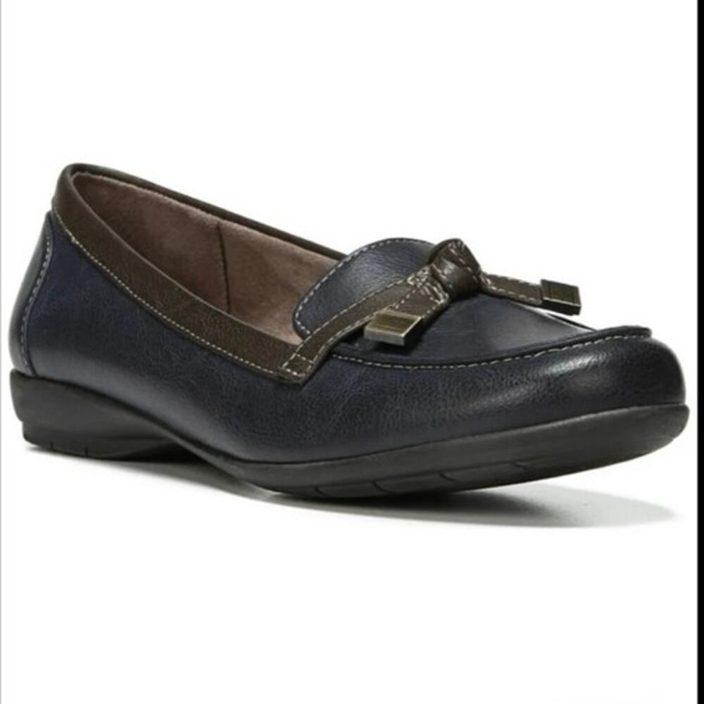 SOUL Naturalizer Gracee Ballet Flats Black Brown Size 8
